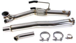 TURBOWORKS Downpipe Audi A3 VW Golf V FWD 2.0TFSI Decat Turbo GT30 / GT35