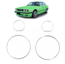 MTUNING Sport Dashboard Rings Chrome suitable for BMW 5 (E34) Sedan Touring 1989-1995