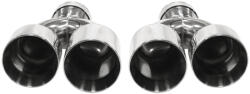 MTUNING Exhaust Tip 101mmx2 enter 76mm Polished Set