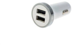 MTUNING Car Charger 12-24V 2xUSB 2.4A White Type 2
