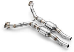 RM MOTORS Downpipe AUDI A6, S4, S6, RS4 B5, Allroad C5 2.7 T + silencer