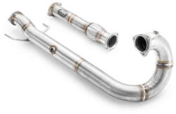 RM MOTORS Downpipe SAAB 9-5 Mk1, Mk2 2.0T, 2.3T B205, B235 Decat