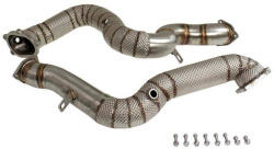 TURBOWORKS Downpipe Audi RS6 RS7 C7 S6 S7 C7 4.0 TFSI V8 Heat Shield