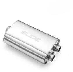 SLIDE Center Muffler 70mm SLIDE 304SS 350mm - llracing - 46 860 Ft
