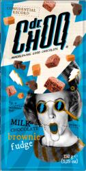 Dr. Choq - Tejcsokoládé tábla Brownival és Fudge-al 150g