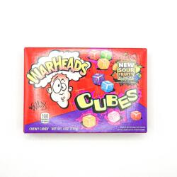 Warheads Sour Cubes Savanyú Kocka Rágós Gumicukor 113g - cukigumi
