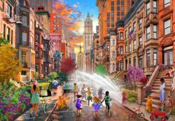 Bluebird Puzzle - Puzzle Zile fierbinți de vară NYC - 1 000 piese