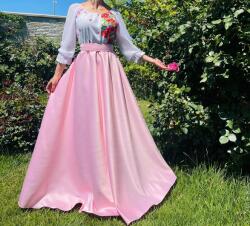 Ie traditionala Rochie Traditionala stilizata cu maci 23