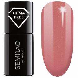 Semilac Machiaj Unghii UV Gel Polish Shimmer Stone Amber Lac 7 ml