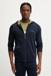 HUGO BOSS kapucnis pulcsi otthoni viseletre sötétkék, sima, kapucnis - sötétkék S - answear - 26 990 Ft