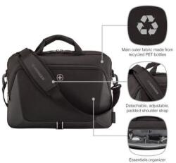 Wenger Wenger, XE Brief 16, 16" Laptop Briefcase with Tablet Pocket, Black "653300 (653300)
