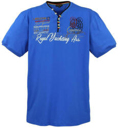 LAVECCHIA tricou polo barbati 608 oversize Albastru 4XL