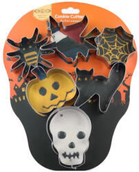  Nagy fém sütemény kiszúró 6 db-Halloween téma (T13176)