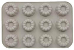 Szilikon forma, mousse forma-12 adag panna cotta (T05308)