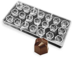 Polikarbonát Bonbon Csokoládé Forma-Gyémánt minta (T06066)