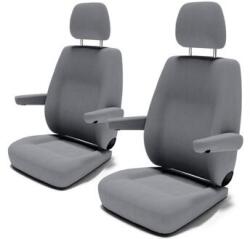 Drive Dressy DriveDressy első üléshuzatok VW T6 California-hoz színes zöld - Magic Forest minta