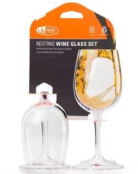 GSI Outdoors Fehérboros pohárkészlet GSI Nesting 2 db