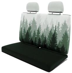 Drive Dressy DriveDressy hátsó üléshuzat Citroën Spacetourer, Pössl Campster/Vanster modellekhez színes zöld - Magic Forest minta