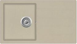 Evido Easy 45S csepptálcás gránit mosogató, 760 x 440 mm, bézs - 105980 (105980)