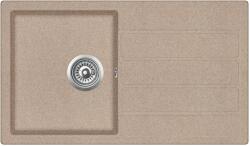 Evido Easy 45S csepptálcás gránit mosogató, 760 x 440 mm, avena - 105981 (105981)