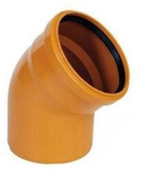 KG PVC csatornacső 45°-os ívidom - Ø160/45° (10401102)