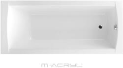 M-Acryl Viva akril egyenes fürdőkád tartóláb szettel (12451)