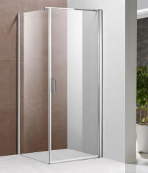 Niagara Wellness Emily Clear nyílóajtós zuhanykabin zuhanytálca nélkül - 90x90x190 cm (NWZK-EMC9090)
