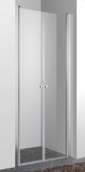 Aqualife HX-109T 2 nyíló zuhanyajtó átlátszó biztonsági üveggel - 90 x 190 cm (68470)