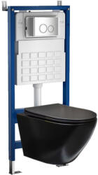  Roya Delos BLM 82CHR falba építhető WC tartály szett (ROYASET_DELOSBLM-RIMLESS_R-082CHR)