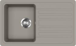 Evido Home 45S gránit mosogató, 765 x 460mm, platina (442065) - aquamixwebaruhaz