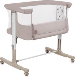 Lionelo Patut Co-sleeper Lionelo Aurora 3in1 cu Leganare Reglabil in 5 Pozitii Include Saltea cu Densitate T25 si Geanta Transport 0 - 9KG Bej Cappuccino (LO-AURORA_BEIGE_CAPPUCCINO)