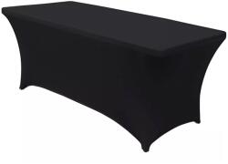 GreenBlue Elasztikus asztalterítő, 180x75x75 cm, fekete (77746)