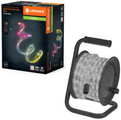 OSRAM kültéri távirányítós LED szalag tekercsen RGB 20 méteres 7W/m IP65 (4058075848825)