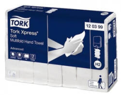 Tork Xpress Soft Multifold 2 rétegű kéztörlő H2 rendszer, fehér (120399)