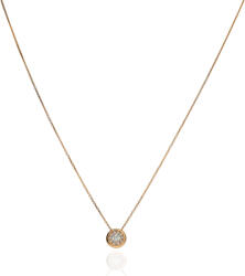 Gold necklaces AU85108 - 14 karátos arany nyaklánc button medállal Hossz: 42+3 cm (AU85108)