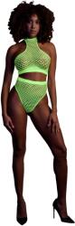  Ouch! Glow in the Dark Turtle Neck and High Waist Slip Neon Green