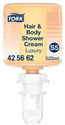 Tork 'Mini Luxus' krémtusfürdő és sampon S5 rendszerhez borostyán, 525ml (425662) (425662)