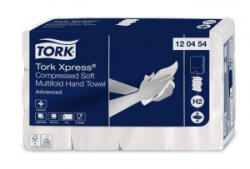 Tork Xpress Soft Multifold 2 rétegű tömörített kéztörlő, H2 rendszer, fehér (120454)