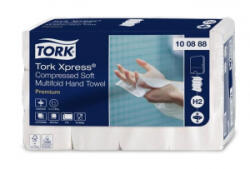 Tork Xpress Soft Multifold tömörített 2 rétegű kéztörlő, H2 rendszer, fehér (100888)