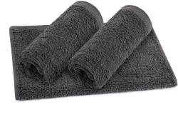 BellaTEX frottír, 3 darabos szett - 30 × 50 106/44 sötétszürke (12048)