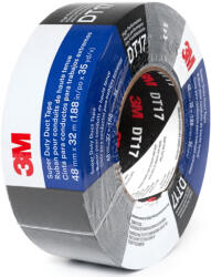 3M Duct Tape DT17 rendkívül erős, extrém körülményekhez, fekete, 48 mm × 32 m (7100158390)