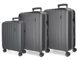 MOVOM Wood Antracite, luxus ABS utazótáska készlet, 75cm/65cm/55cm, 5318462