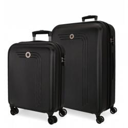  Luxus ABS utazótáska készlet MOVOM Riga Fekete, 70cm/55cm, 5999561