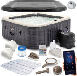 Intex Felfújható pezsgőfürdő 4 fő részére intex 28450 + klórgenerátor (28450NP-Z)