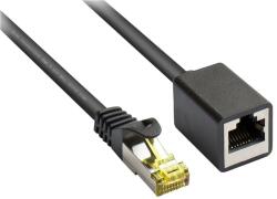 Good Connections 8070VR-005S S/FTP CAT7 RJ45 Hosszabbító Kábel 0.5 m - Fekete