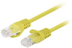 Lanberg PCU6-20CC U/UTP Cat6 RJ45 Patch Kábel 3 m - Sárga 10-es Csomag