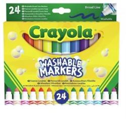 Crayola Crayola: Комплект от 24 миещи се маркера с дебел връх (58-6570)