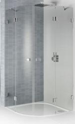 RIHO Scandic cabină de duș 100x100 cm semicircular crom luciu/sticlă transparentă G001108120 (G001108120)