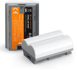 K and F Concept K&F Concept NP-W235 akkumulátor, 2db, 2400mAh, USB-C csatlakozóval (KF-28-0025S1) - bluechip