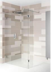 RIHO Scandic cabină de duș walk-in 120x30 cm negru mat/sticlă transparentă G001126121 (G001126121)